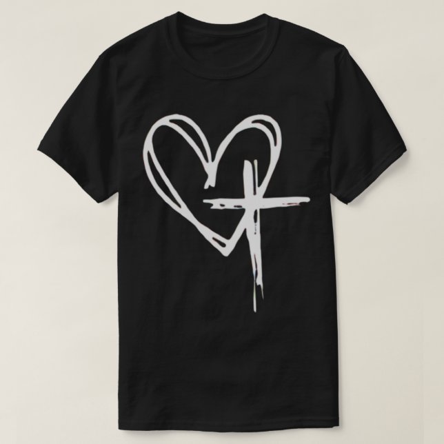 Jesus har min Långärmad på ryggen T Shirt (Design framsida)