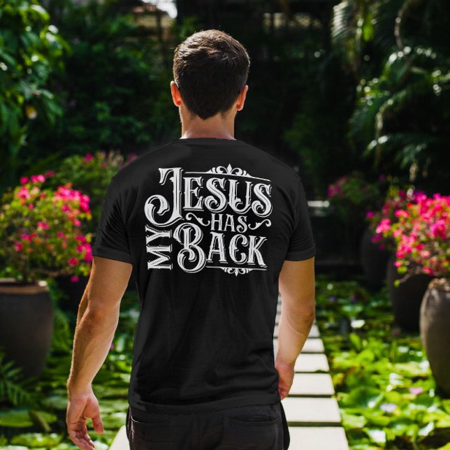 Jesus har min rygg T-Shirt (Jesus Has My Back T-Shirt)