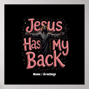 Jesus har min troende, hoppet, trosbekännelsens ma poster