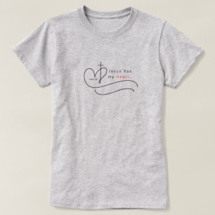 Jesus har mitt hjärta... t shirt