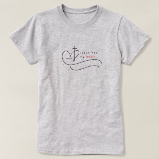 Jesus har mitt hjärta... t shirt