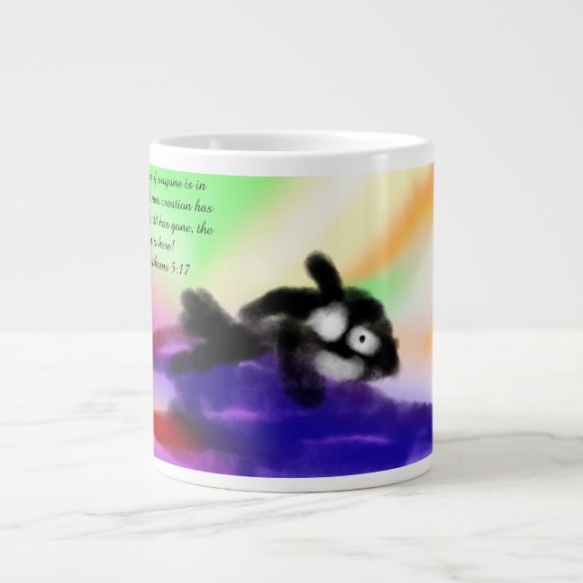 jesus här  ny jumbo mugg (Framsidan)