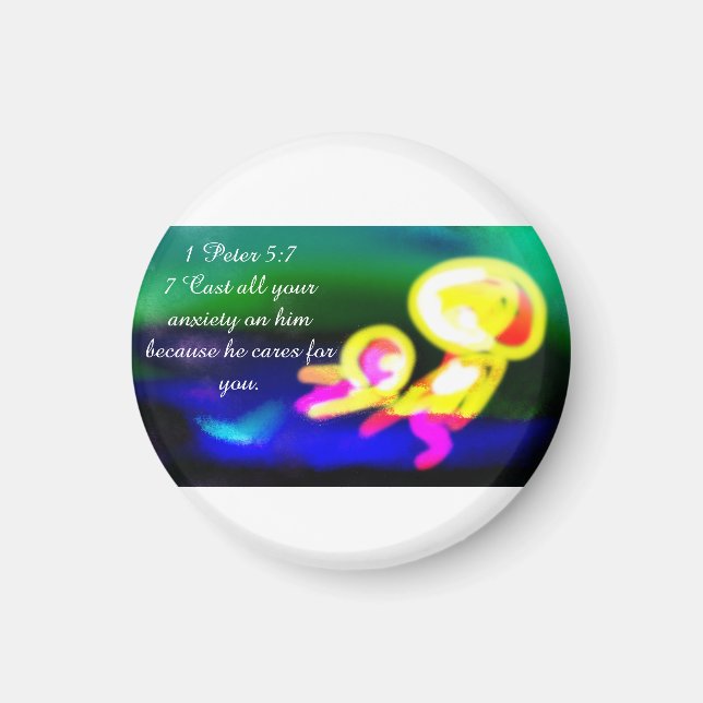 jesus har oro  magnet (Framsidan)