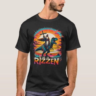 Jesus har Rizzen att han är Rizzen Christian Jesus T Shirt