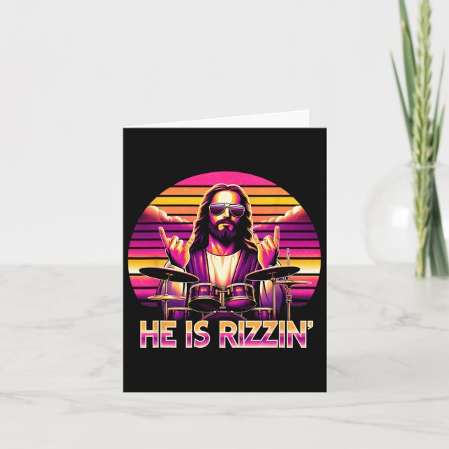 Jesus har Rizzen att han är Rizzins berömda kristn Kort (Framsida)