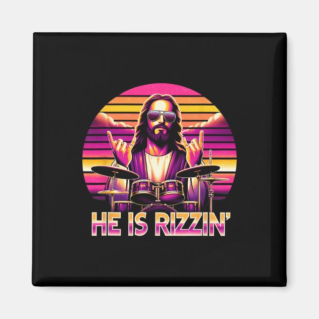 Jesus har Rizzen att han är Rizzins berömda kristn Magnet (Framsidan)