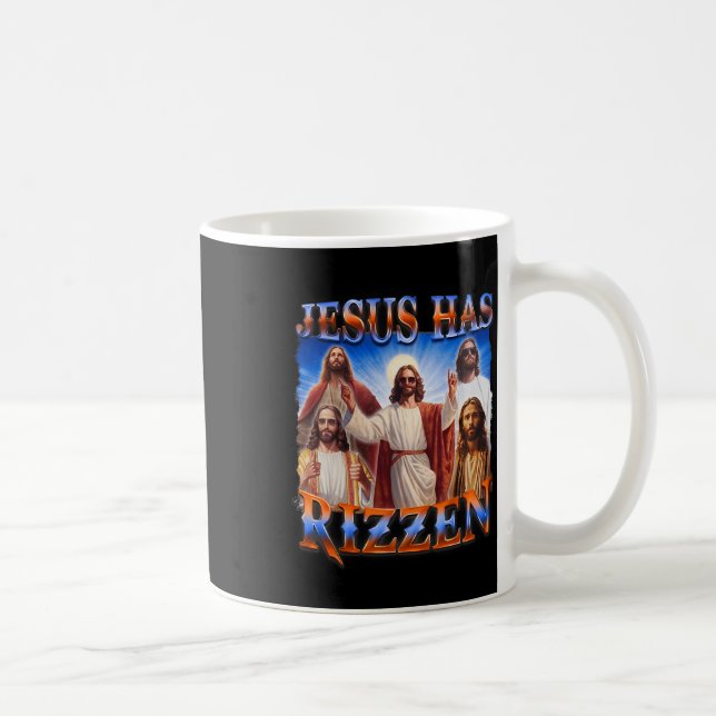 Jesus har Rizzen Christian Manar Women Bible Faith Kaffemugg (Höger)