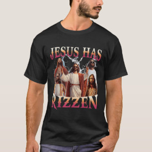 Jesus har Rizzen Funny Christian Meme Novelty Jesu T Shirt