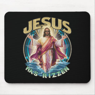 Jesus har Rizzen Påsk Söndag Bära Design Funny F Musmatta