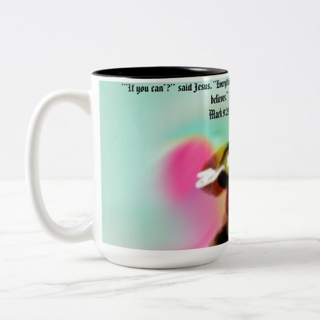 jesus här  Två-Tonad mugg (Vänster)