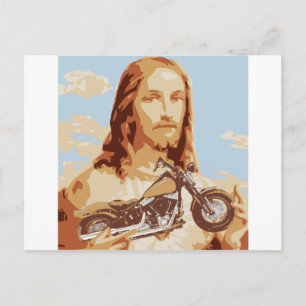Jesus Harley Kärlek Vykort