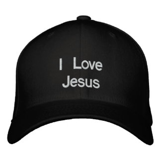 Jesus hat broderad keps