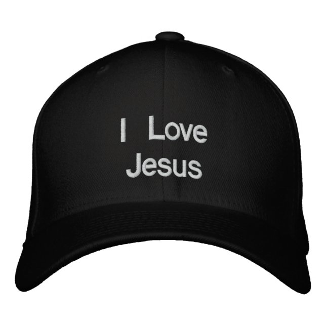 Jesus hat broderad keps (Framsida)