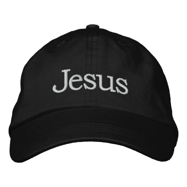 Jesus hat broderad keps (Framsida)