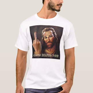 JESUS HATAR DIG T-SKJORTAN T SHIRT