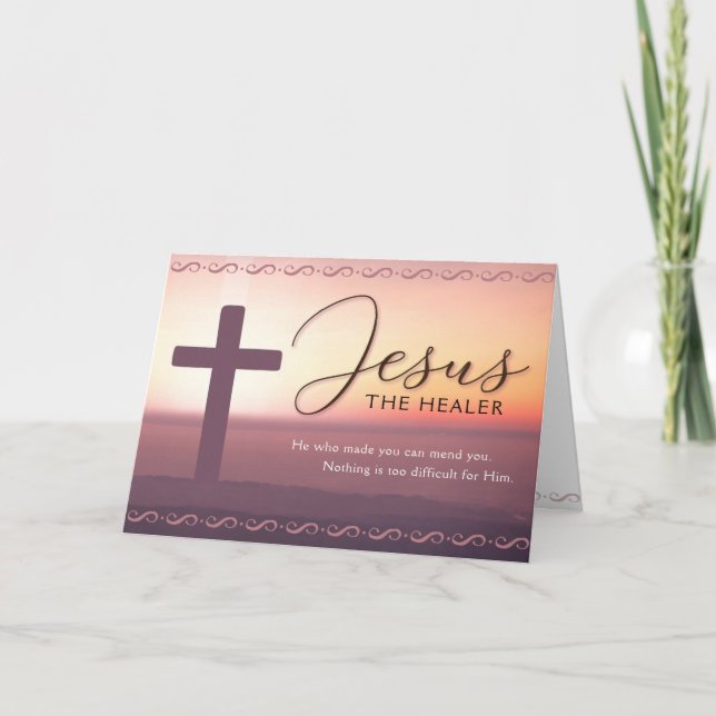 Jesus Healer, kan fixa ditt kort. Kort (Framsida)