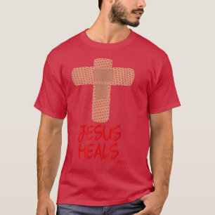 JESUS HEALS Christian Kor Nurse Mamma Women Makfe T Shirt