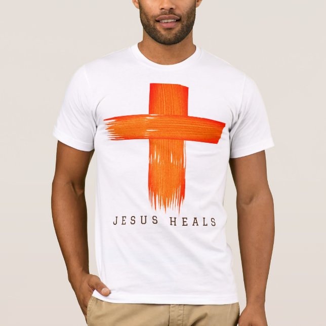 Jesus Heals T Shirt (Framsida)