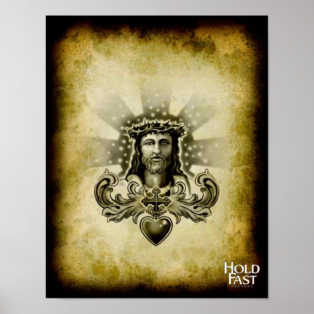 Jesus Heart Poster (Framsidan)