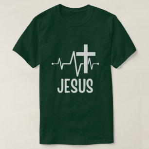 Jesus Heartslag Christian Unisex T-Shirt