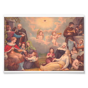 Jesus helande en biblisk berättelse fototryck