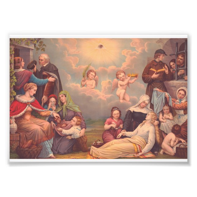 Jesus helande en biblisk berättelse fototryck (Framsidan)