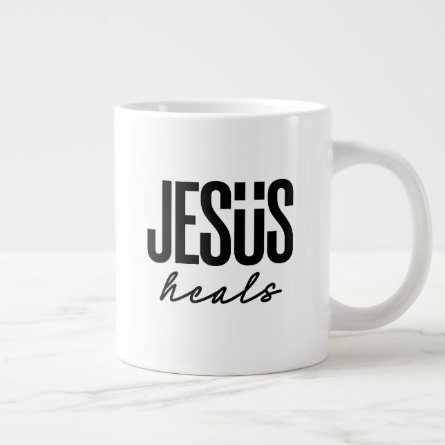 Jesus helbr jumbo mugg (Höger)