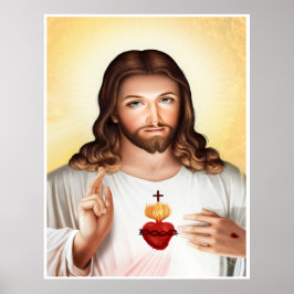 Jesus Helig Heart gudcy Poster