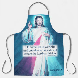 Jesus Helig Shining Heart Personlig Apron