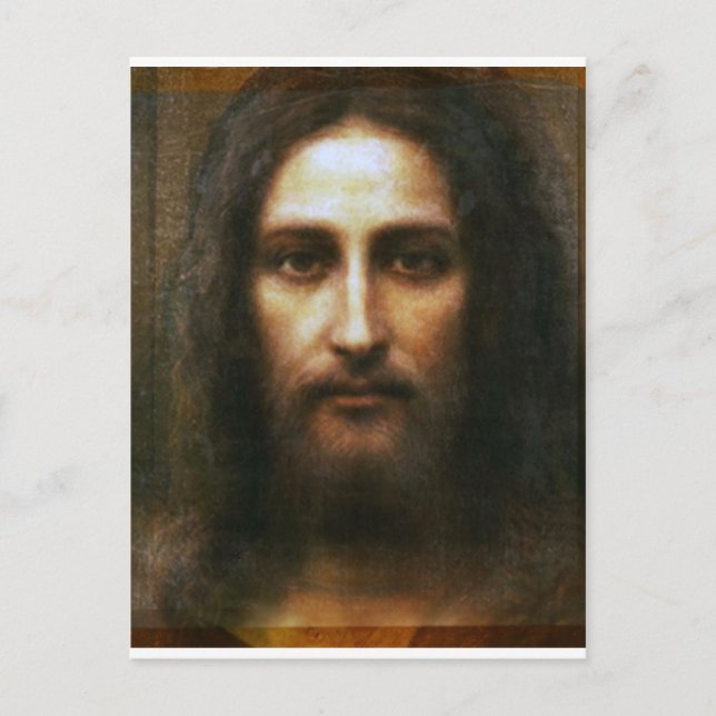 JESUS HELIGA ANSIKTE, VYKORT (Framsida)