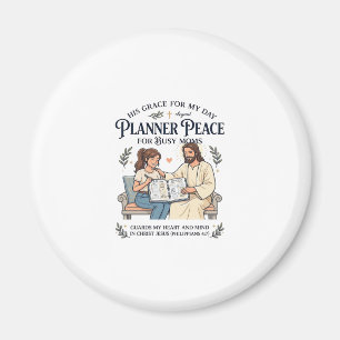 Jesus Hemlärare Mamma Planerare Tröja Tro Baserad Magnet