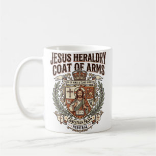 Jesus heraldik vapen Jesus heraldik vapen Ar Kaffemugg
