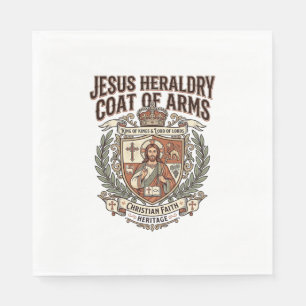 Jesus heraldik vapen Jesus heraldik vapen ar Pappersservett