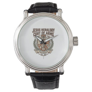 Jesus heraldik vapensköld Jesus heraldik vapensköl Armbandsur