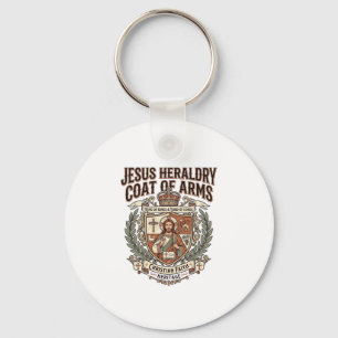 Jesus heraldik vapensköld Jesus heraldik vapensköl Nyckelring