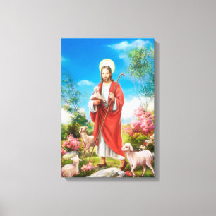 Jesus herde canvastryck