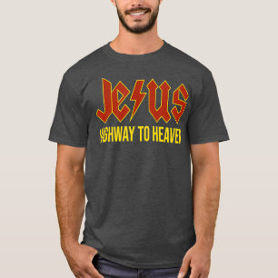 Jesus Highway to Heaven Christian Gift T Shirt