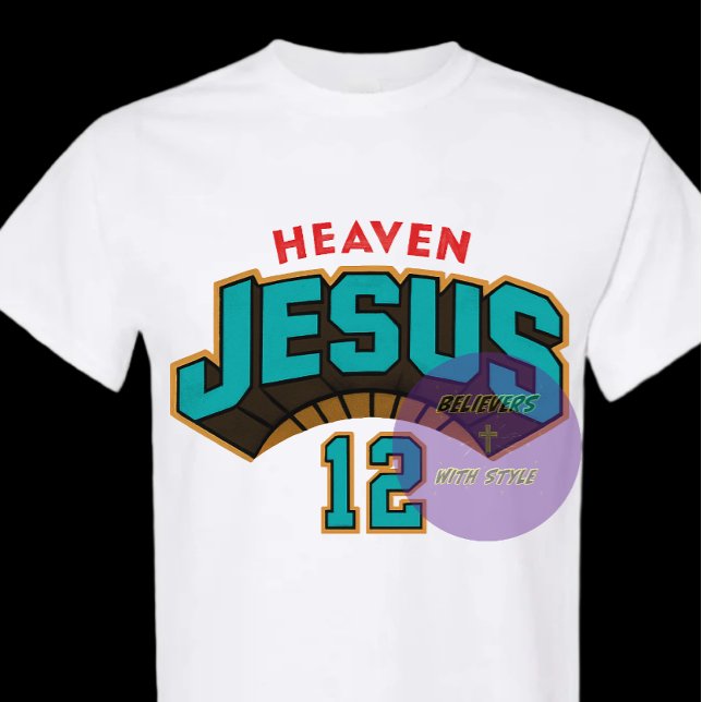 Jesus - Himmel - Kristendom T Shirt (Skapare uppladdad)