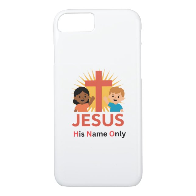 Jesus - His Name Only (New Logo) Case-Mate iPhone Skal (Baksida)