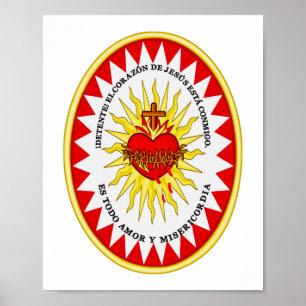 Jesus hjärta mest Helig Poster