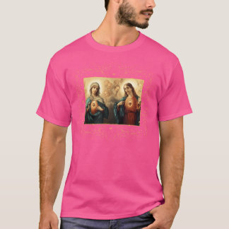 Jesus hjärta och omakulat Bild Jesus T Shirt