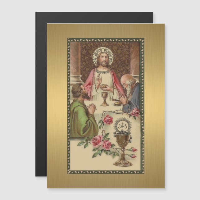 Jesus Höga präst på det sista betalningskortet (Fram/baksida)