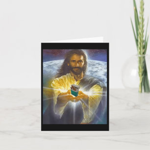 Jesus Holding Cigarettes, Herre Jesus Kort