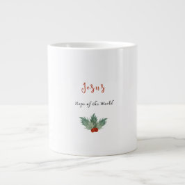 Jesus Hope of the World Christmas Mug Jumbo Mugg