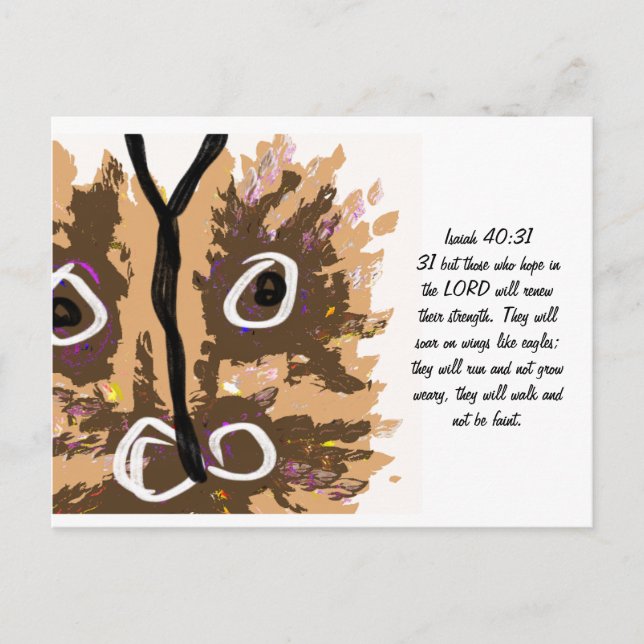 Jesus hopp vykort (Framsida)