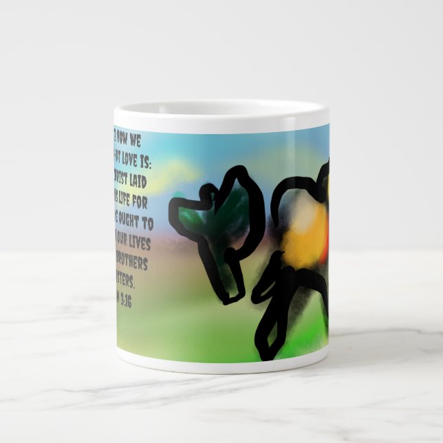 jesus hör oss  jumbo mugg (Framsidan)