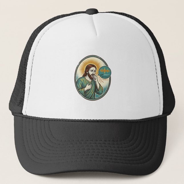 Jesus hostar mitt i röstmeddelande ljudmeddelande  keps (Framsida)