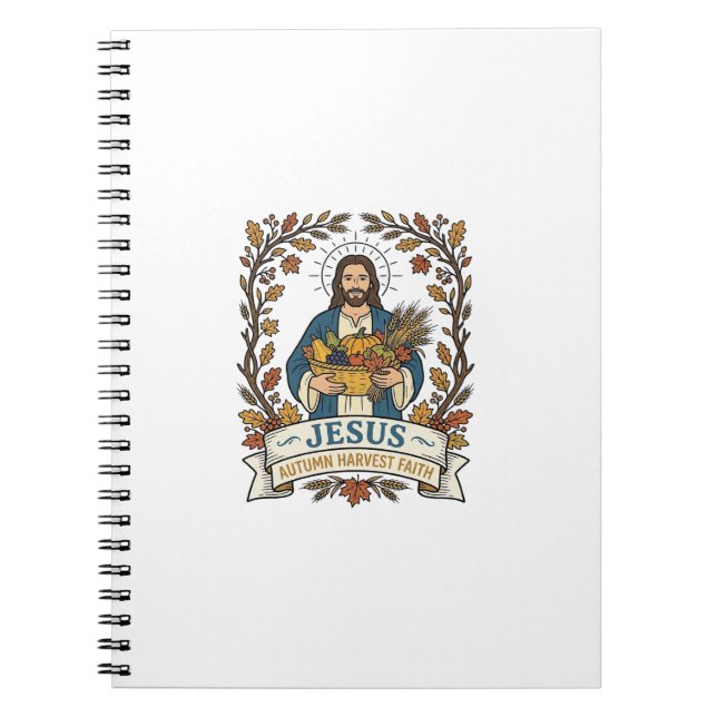 Jesus Höstskörd Tro Jesus Höstskörd Ch Anteckningsbok (Framsidan)