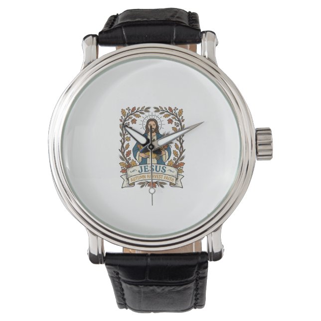 Jesus Höstskörd Tro Jesus Höstskörd Ch Armbandsur (Framsida)