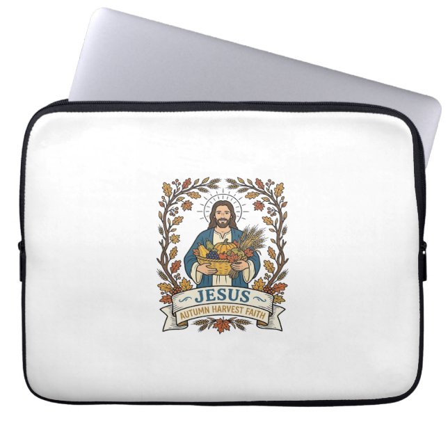 Jesus Höstskörd Tro Jesus Höstskörd Ch Laptop Fodral (Framsidan)
